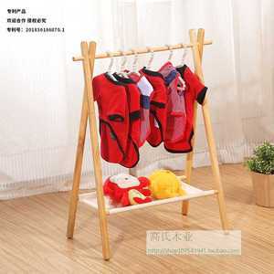 泰迪猫咪狗狗专用松木宠物衣柜衣架床 多功能收纳与舒适生活体验