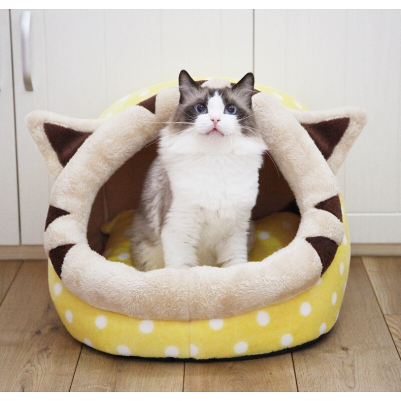 耐脏舒适，四季皆宜 大号拆洗柔软宠物窝让爱宠温暖过冬